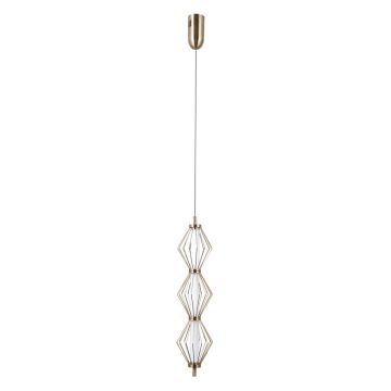 Italux Sevil PND-34403-3V-HBR Hanglamp 3x15W/LED 3000K 1068lm IP20