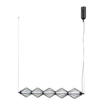 Italux Sevil PND-34403-5-BK Hanglamp 5x25W/LED 3000K 1288lm IP20