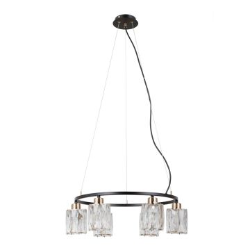 Italux Simona PND-40814-6-BK-HBR Hanglamp 6x40W/E14 IP20