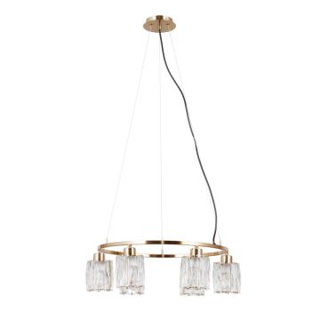 Italux Simona PND-40814-6-HBR Hanglamp 6x40W/E14 IP20
