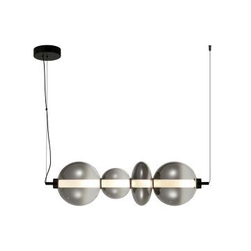 Italux Sonte PND-24352-36W-BK-SG Hanglamp 1x36W/LED 3000K 4425lm IP20