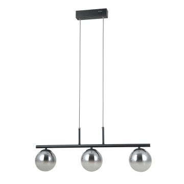 Italux Velada PND-34381-3-BK Hanglamp 3x15W/LED 3000K 610lm IP20