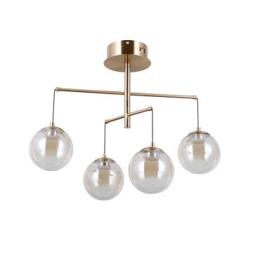 Italux Velada PND-34381-4-HBR Plafondlamp 4x20W/LED 3000K 1810lm IP20