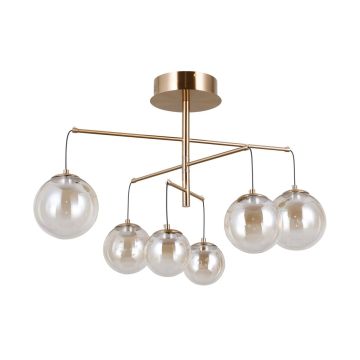 Italux Velada PND-34381-6-HBR Plafondlamp 6x30W/LED 3000K 2010lm IP20