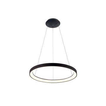 Italux Vico PND-53675-048RPC-BK-3KS4K Hanglamp 1x38W/LED 3000K|4000K 3200lm IP20