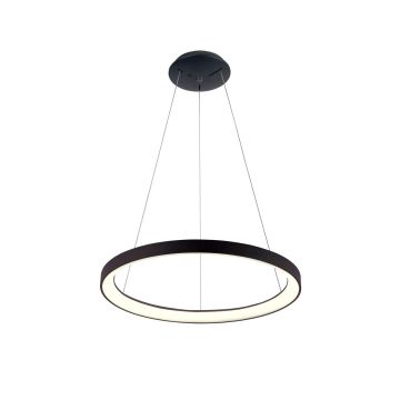 Italux Vico PND-53675-058RPC-BK-3KS4K-TRDIMM Hanglamp 1x48W/LED 3000K|4000K 4000lm IP20