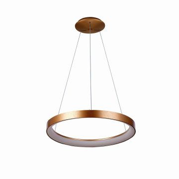 Italux Vico PND-53675-058RPC-GD-3KS4K-TRDIMM Hanglamp 1x48W/LED 3000K|4000K 4000lm IP20