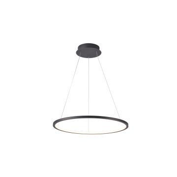 Italux Vinola PND-56135B-040RPC-BK-3KS4K Hanglamp 1x24W/LED 3000K|4000K 1920lm IP20
