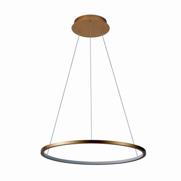 Italux Vinola PND-56135B-060RPC-GD-3KS4K-TRDIMM Hanglamp 1x38W/LED 3000K|4000K 3040lm IP20