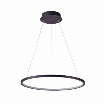 Italux Vinola PND-56135B-080RPC-BK-3KS4K-TRDIMM Hanglamp 1x48W/LED 3000K|4000K 3840lm IP20