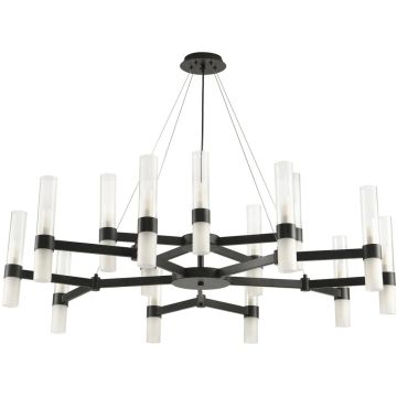 Step Into Design CANDELA DN1505-15 black Kroonluchter 30x10W/G9 IP20