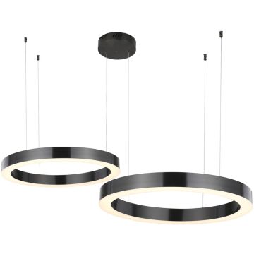 Step Into Design CIRCLE 2in1 ST-8848-40+60 black Hanglamp 2x53W/LED 3000K 5035lm IP20