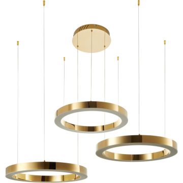 Step Into Design CIRCLE 3in1 DN924-60+60+60 gold Hanglamp 3x80W/LED 3000K 9000lm IP20