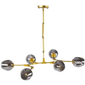 Step Into Design MODERN ORCHID ST-1232-6 GOLD Plafondlamp 6x60W/E27 IP20