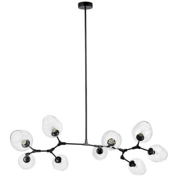 Step Into Design MODERN ORCHID ST-1232-9 TRANSPARENT Plafondlamp 9x60W/E27