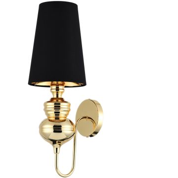 Step Into Design QUEEN MB-8046-18 black gold Wandlamp 2x40w/E27 IP20