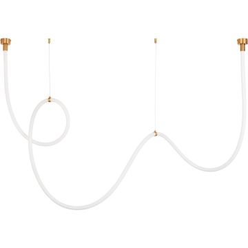Step Into Design SNAKE MD1021-4 gold Hanglamp 1x60W/LED 3000K IP20