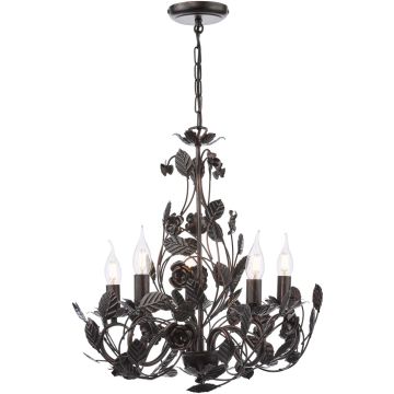 Dar Lighting Priscilla PRI0554 Hanglamp 5x40w/e14