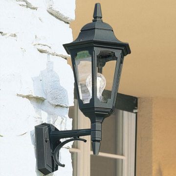 Elstead Lighting PARISH PR1-BLACK Wandlamp 1x60W/E27 IP44