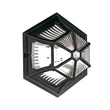 Elstead Lighting PARISH PR12-BLACK Plafondlamp 1x60W/E27 IP44