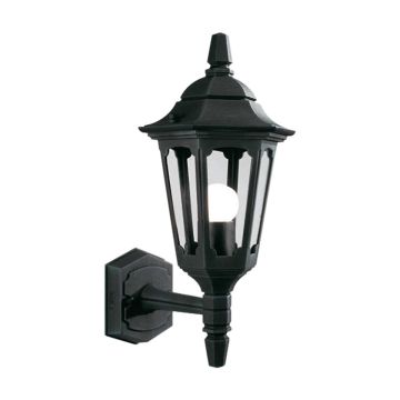 Elstead Lighting PARISH PRM1-BLACK Wandlamp 1x60W/E27 IP44