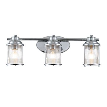Quintiesse ASHLAND BAY QN-ASHLANDBAY3-PC-BATH Wandlamp 3x60W/E27 IP44