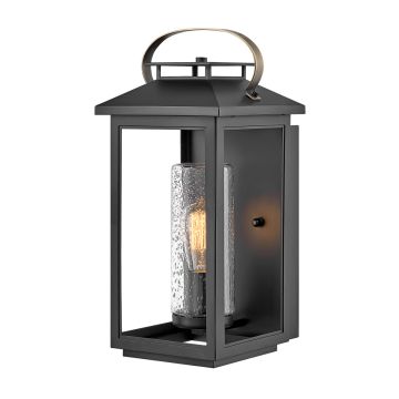 Quintiesse ATWATER QN-ATWATER-M-BK Wandlamp 1x60W/E27 IP44