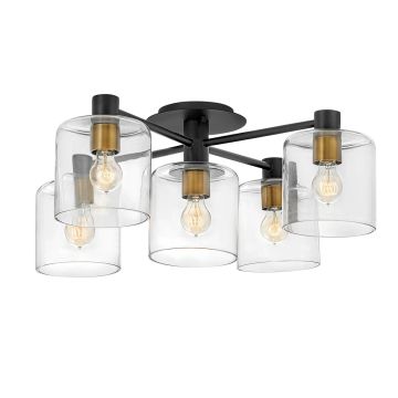 Quintiesse AXEL QN-AXEL5-BK Plafondlamp 5x60W/E27