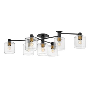 Quintiesse AXEL QN-AXEL7-BK Plafondlamp 7x60W/E27