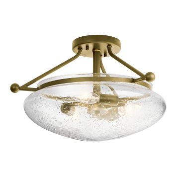 Quintiesse BELLE QN-BELLE-SF-BNB Plafondlamp 3x40W/E14