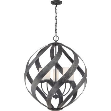 Quintiesse BLACKSMITH QN-BLACKSMITH-5P-OBK Hanglamp 5x40W/E14 IP44