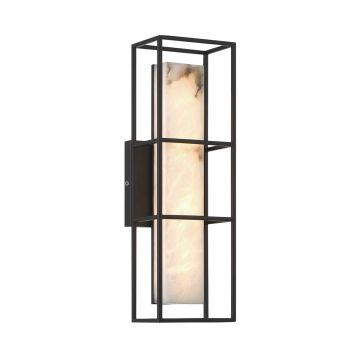 Quintiesse Blakley QN-BLAKLEY-M-BK Wandlamp 1x13W/LED 3000K 800lm IP44