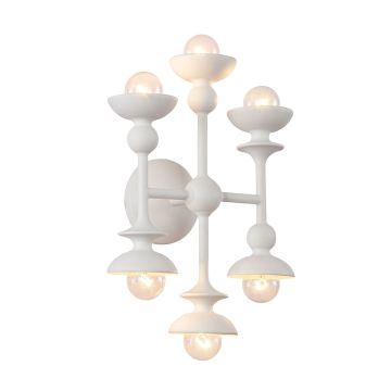 Quintiesse Cadence QN-CADENCE-6WB-WHT Wandlamp 6x60W/E14 IP20