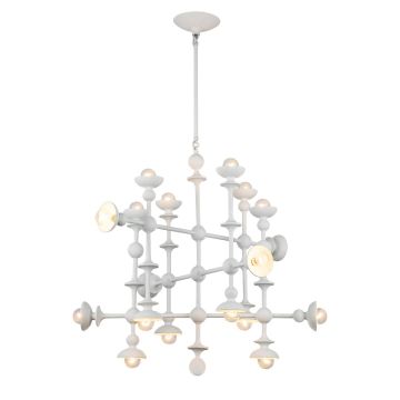 Quintiesse Cadence QN-CADENCE18-WHT Kroonluchter 18x40W/E14 IP20