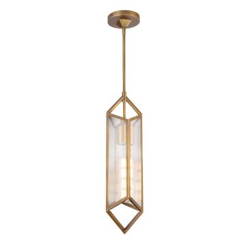 Quintiesse Cairo QN-CAIRO-1P-VBS-CR Hanglamp 1x60W/E27 IP20