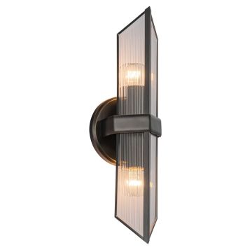Quintiesse Cairo QN-CAIRO-2WB-UBZ-CR Wandlamp 2x60W/E27 IP20
