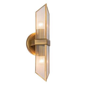 Quintiesse Cairo QN-CAIRO-2WB-VBS-CR Wandlamp 2x60W/E27 IP20