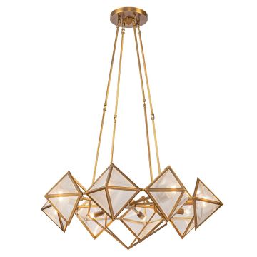 Quintiesse Cairo QN-CAIRO8-VBS-CR Kroonluchter 8x60W/E14 IP20