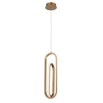 Quintiesse Demark QN-DEMARK-1P-BG Hanglamp 1x28W/LED 3000K 1000lm IP20