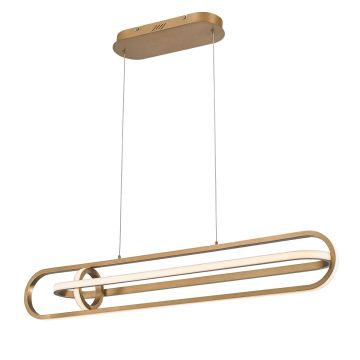 Quintiesse Demark QN-DEMARK-LP-BG Hanglamp 1x58W/LED 3000K 2900lm IP20