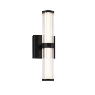 Quintiesse Fayton QN-FAYTON-S-BK Wandlamp 1x14W/LED 3000K 985lm IP44
