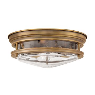 Quintiesse HADRIAN QN-HADRIAN-FS-BR-CLEAR Plafondlamp 2x40W/E27 IP44