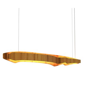 Quintiesse Horizon QN-HORIZON-LED-LP-140-TEAK Hanglamp 1x65W/LED 3000K 3774lm IP20