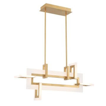 Quintiesse Inizio QN-INIZIO-LP-S-BG Plafondlamp 1x46W/LED 3000K 2086lm IP20