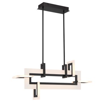 Quintiesse Inizio QN-INIZIO-LP-S-BK Plafondlamp 1x46W/LED 3000K 2086lm IP20