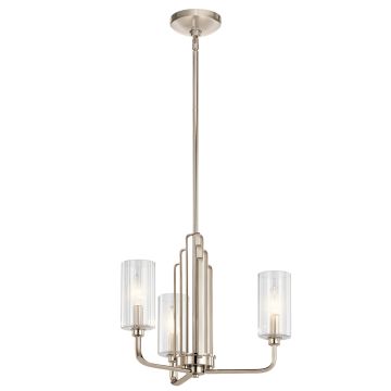 Quintiesse KIMROSE QN-KIMROSE3-PN Kroonluchter 3x40W/E14