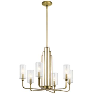 Quintiesse KIMROSE QN-KIMROSE6-BNB Kroonluchter 6x40W/E14
