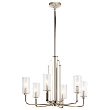 Quintiesse KIMROSE QN-KIMROSE6-PN Kroonluchter 6x40W/E14