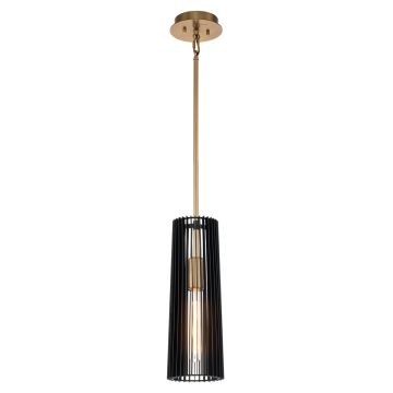 Quintiesse LINARA QN-LINARA-P-BK Hanglamp 1x60W/E27