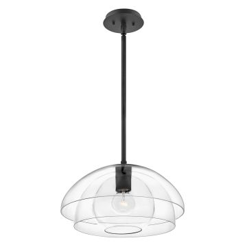 Quintiesse LOTUS QN-LOTUS-P-BLK Hanglamp 1x60W/E27